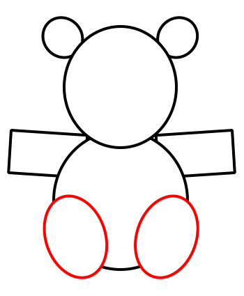 350x425 To Draw A Teddy Bear