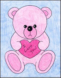 248x320 How To Draw A Valentine Teddy Bear Teddy Bear Drawing, Teddy