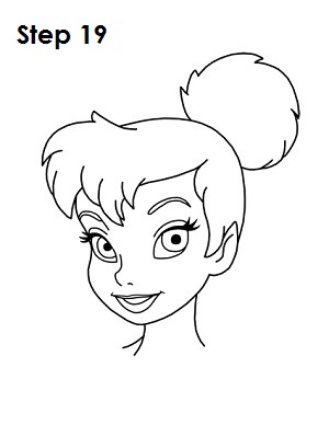 300x388 How To Draw Tinkerbell