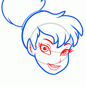 299x302 How To Draw How To Draw Tinkerbell Easy