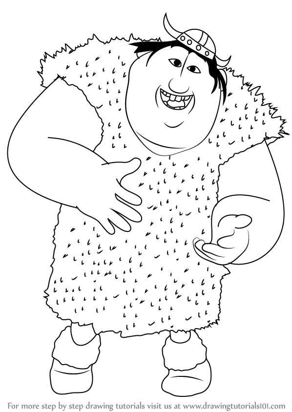 598x844 Learn How To Draw Fishlegs Ingerman From How To Train Your Dragon