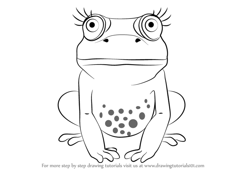 800x566 Learn How To Draw Patricia Palaeobatrachus From Dinosaur Train