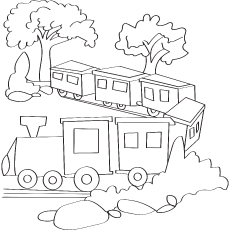 230x230 Top 26 Free Printable Train Coloring Pages Online