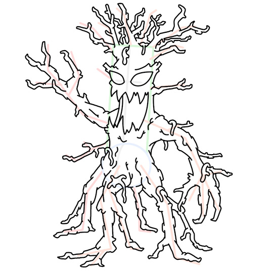 540x540 How To Draw Tree Monsters