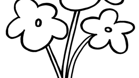 570x320 Simple Drawing For Kids Flowers How To Draw Easy Flowers Art