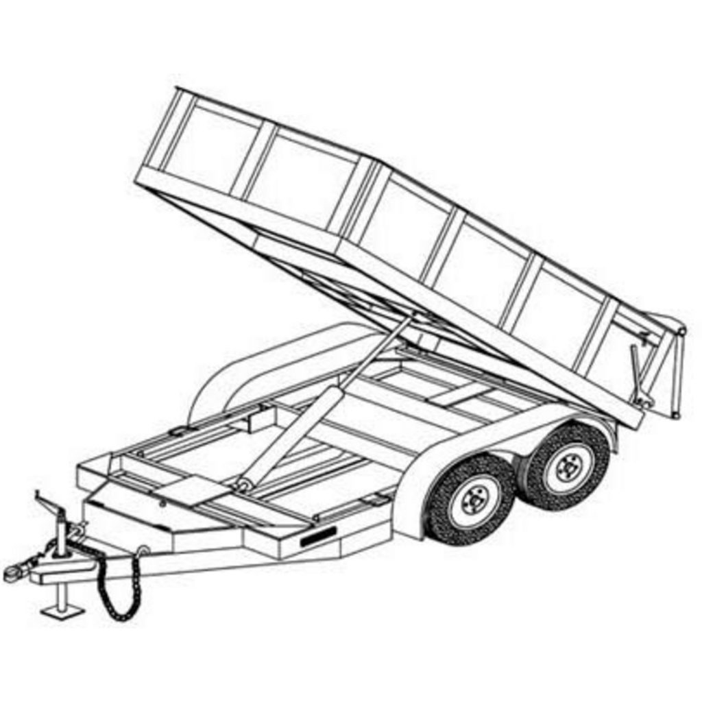 1024x1024 How To Draw A 18 Wheeler Step By Step How To Draw A Trailer Truck
