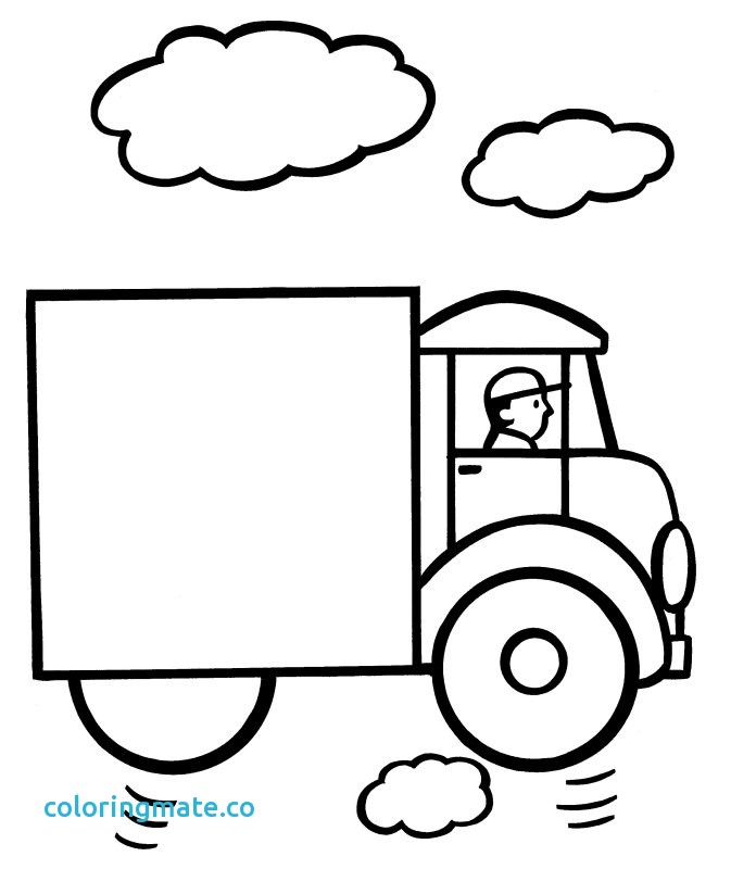 673x800 Simple Coloring Pages Inspirational Free Easy Truck Coloring Pages
