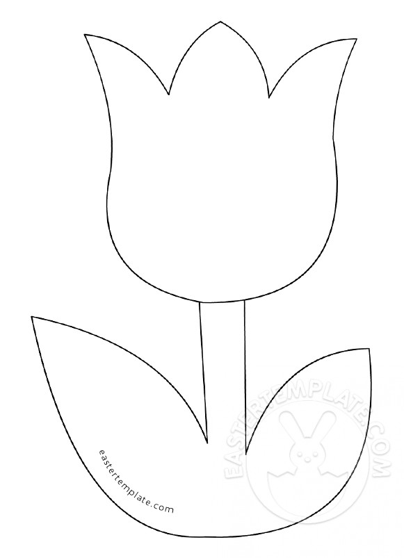Easy Tulip Drawing at GetDrawings | Free download