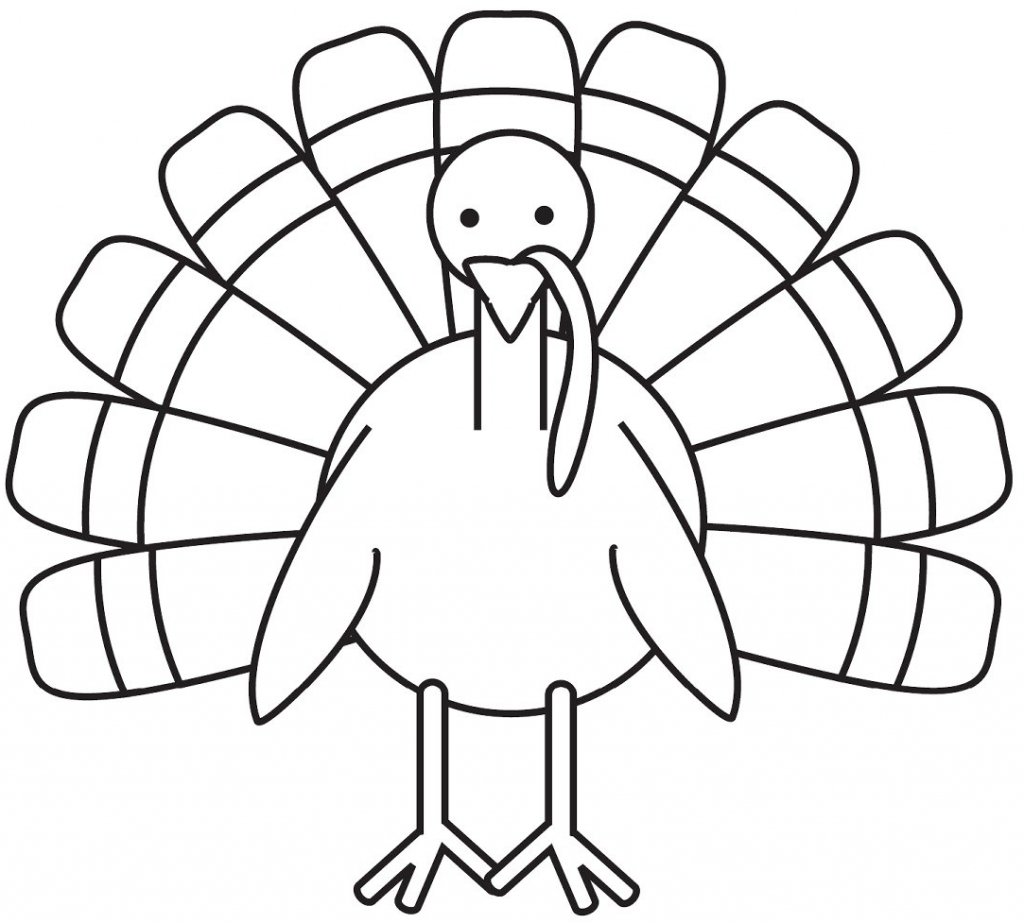 1024x923 Captivating Turkey Coloring Pages 51 For Line Drawings With Turkey