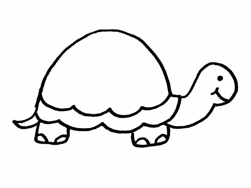 957x718 Easy Turtle Clipart