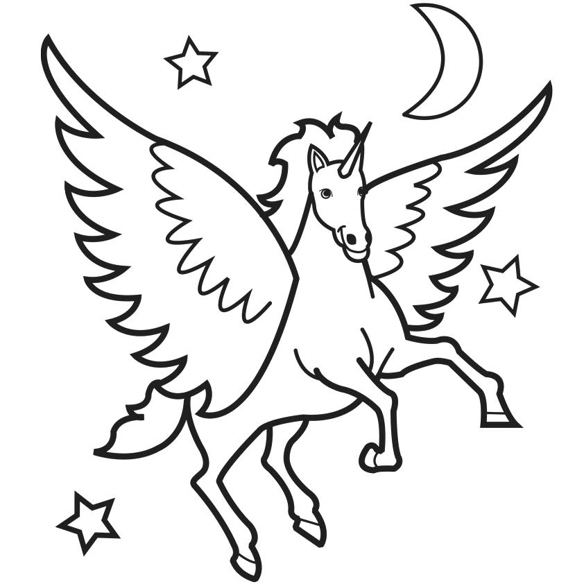 842x842 Easy Unicorn Coloring Plus Unicorn Coloring Pictures 672