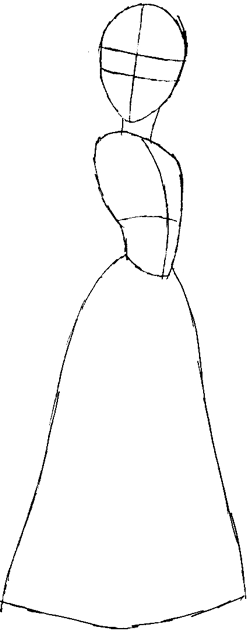 250x633 How To Draw Rapunzel From Tangled With Easy Step By Step Drawing