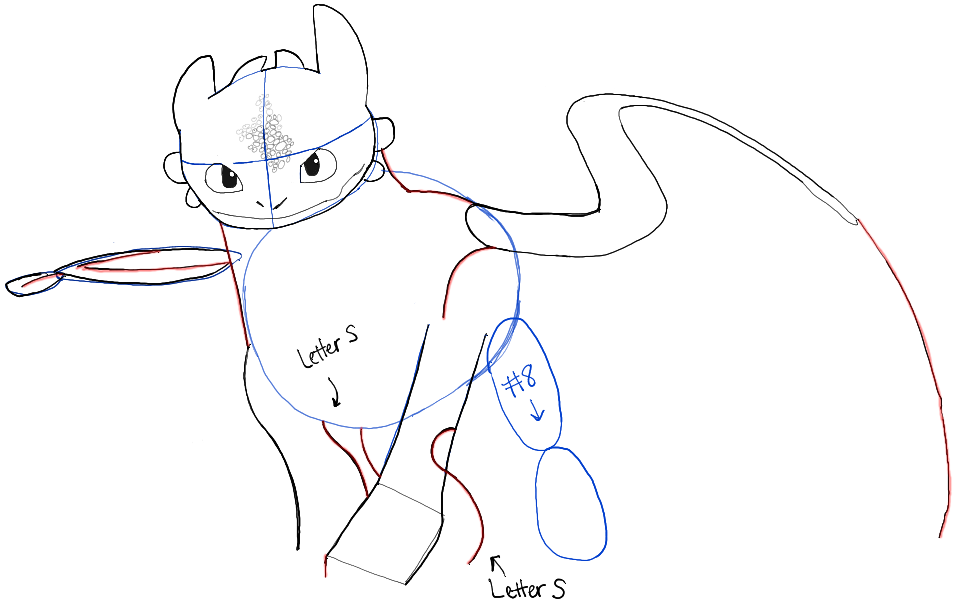 954x602 How To Draw Toothless From How To Train Your Dragon 2 In Easy