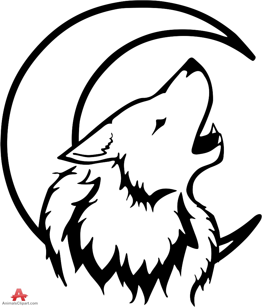 852x999 Drawing Clipart Wolf