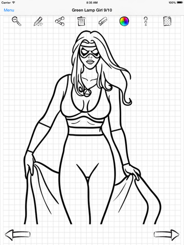 360x480 Easy Draw Female Superheroes