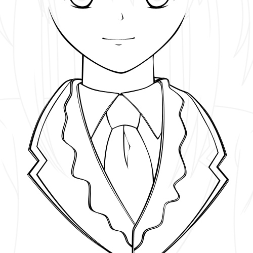 500x500 Creating A Vector Anime Character In Adobe Photoshop