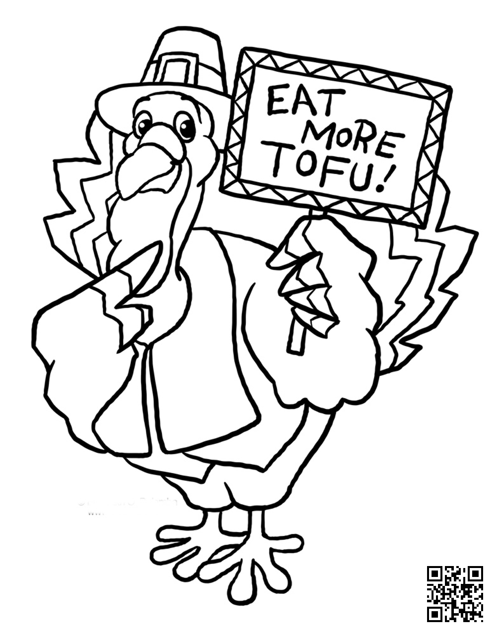 1000x1280 Thanksgiving Coloring Page