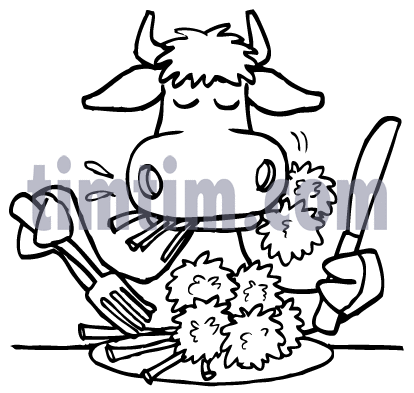 414x393 Free Drawing Of A Cow Flowers Bw From The Category Farm Animals