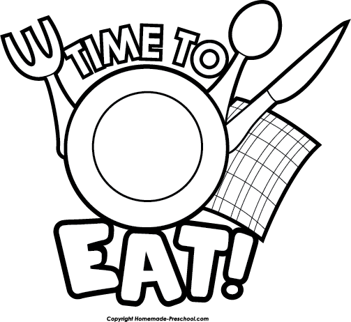 503x462 Eating Clipart Black And White