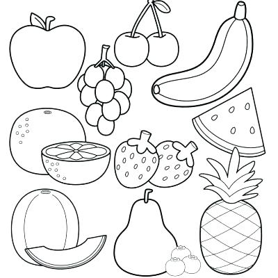 400x400 Healthy Eating Coloring Pages Fruits And Vegetables Coloring Pages