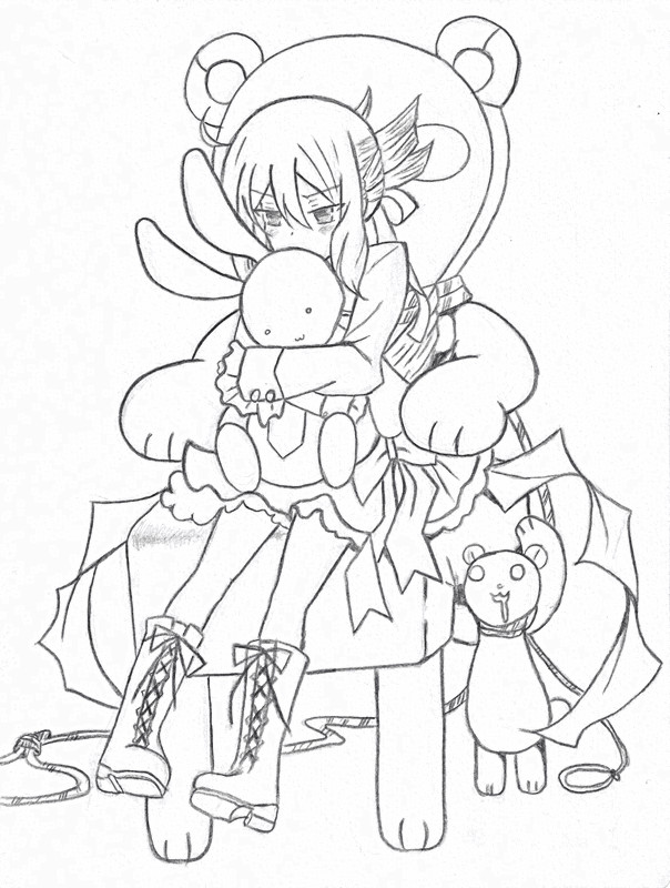 604x800 Echo Pandora Hearts By Enolay