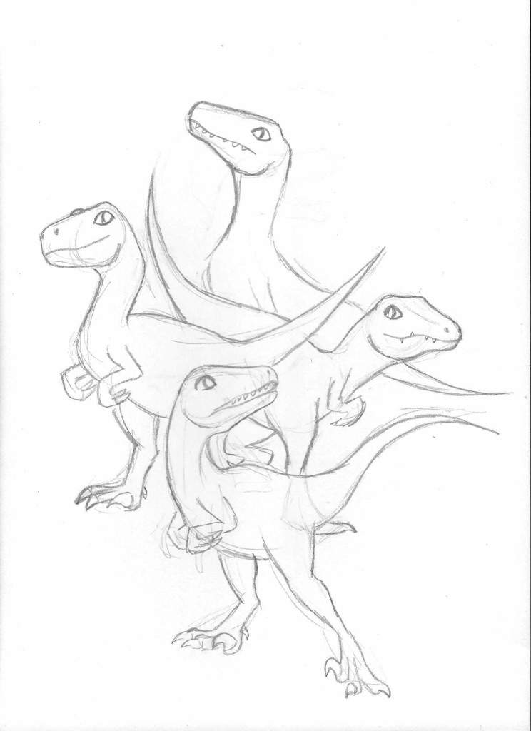 744x1024 Raptor Squad Art Amino