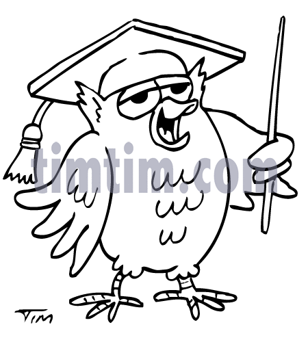 450x497 Free Drawing Of A Wise Owl Bw From The Category Books News
