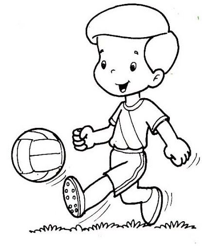 415x512 Physical Education Coloring Pages