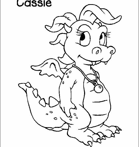 567x600 Dragon Tales Coloring Pages Dragon Tales Coloring Pages