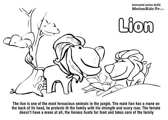 550x393 Educational Resources Of Animals For Children. Download, Coloring