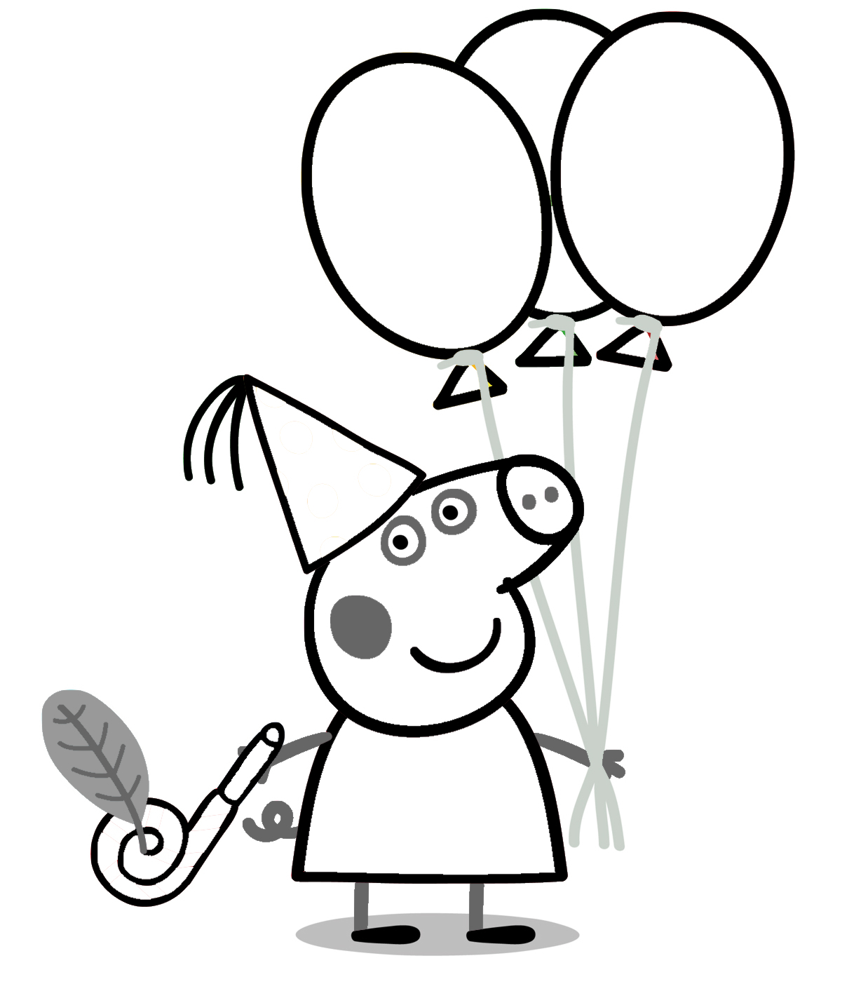 1238x1413 Peppa Pig Drawing Templates Peppa Pig Coloring Pages