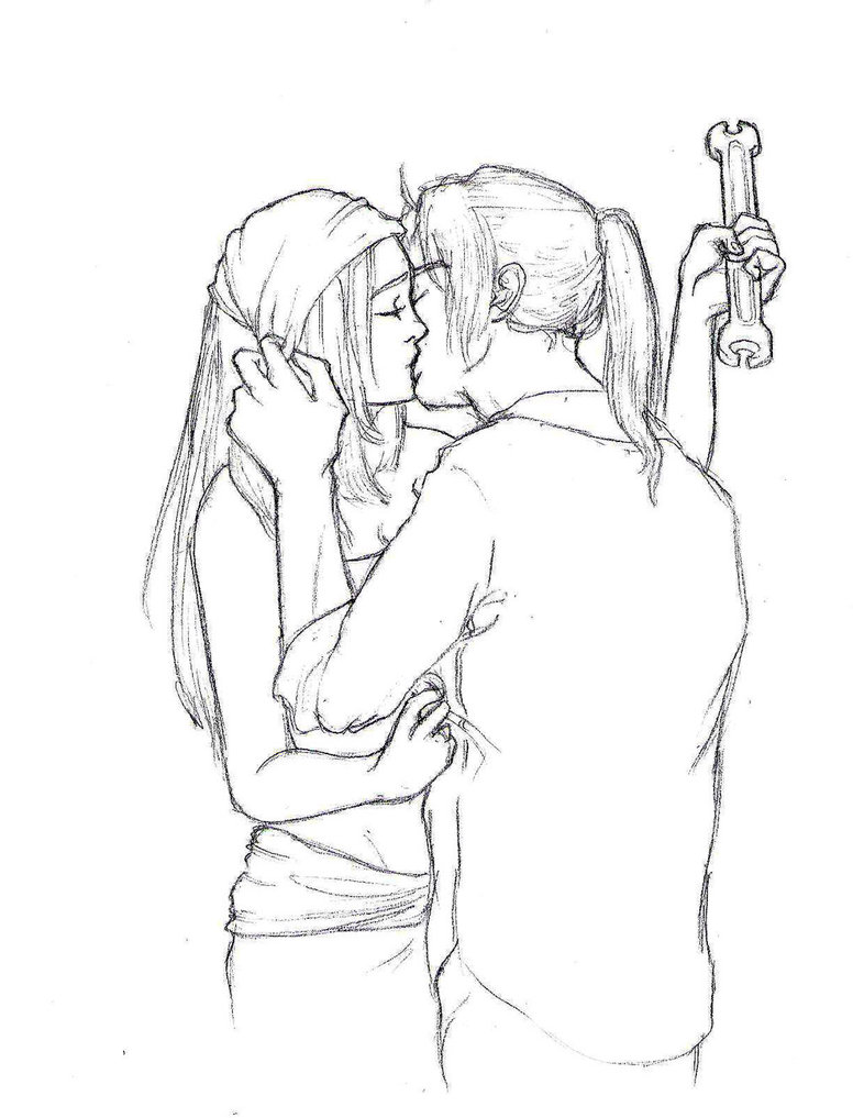 786x1017 Edward Elric And Winry Rockbell By Teddystwin