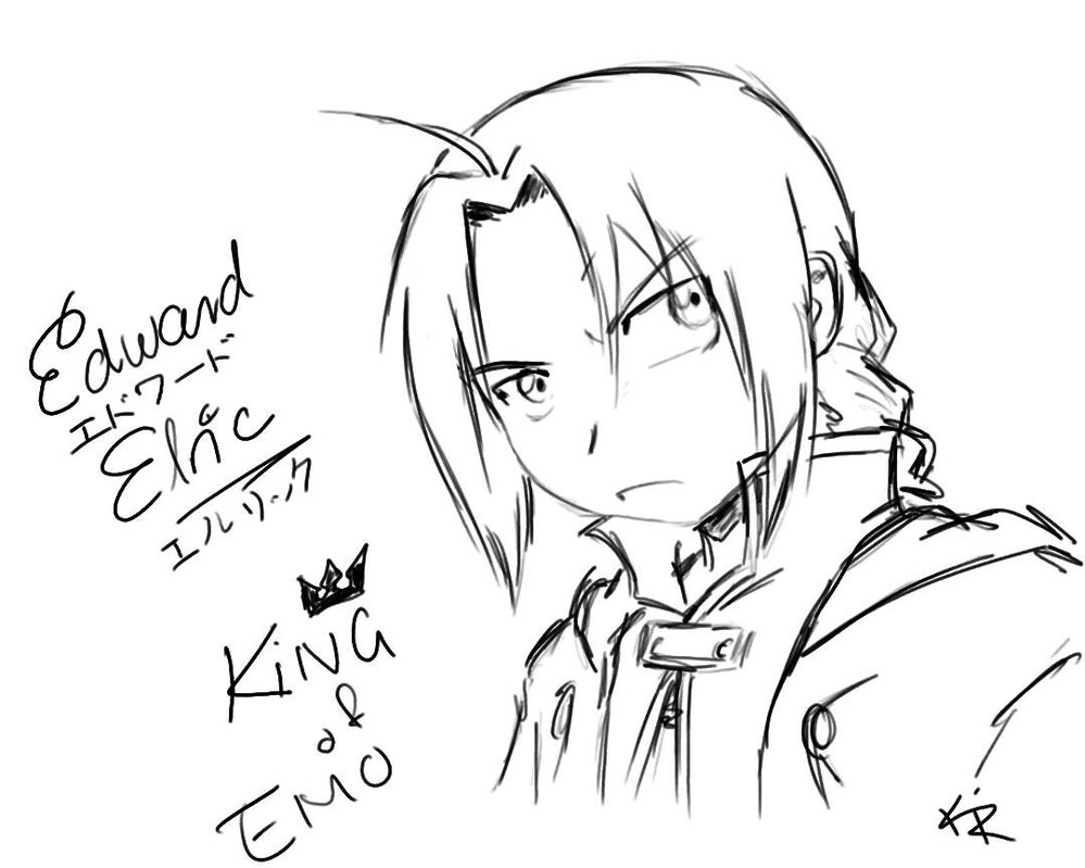 999x799 Edward Elric By Kra