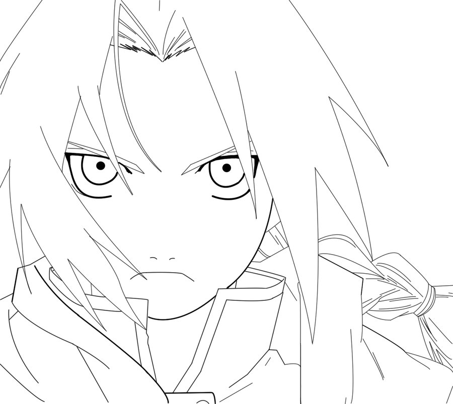 Edward Elric Drawing at GetDrawings | Free download