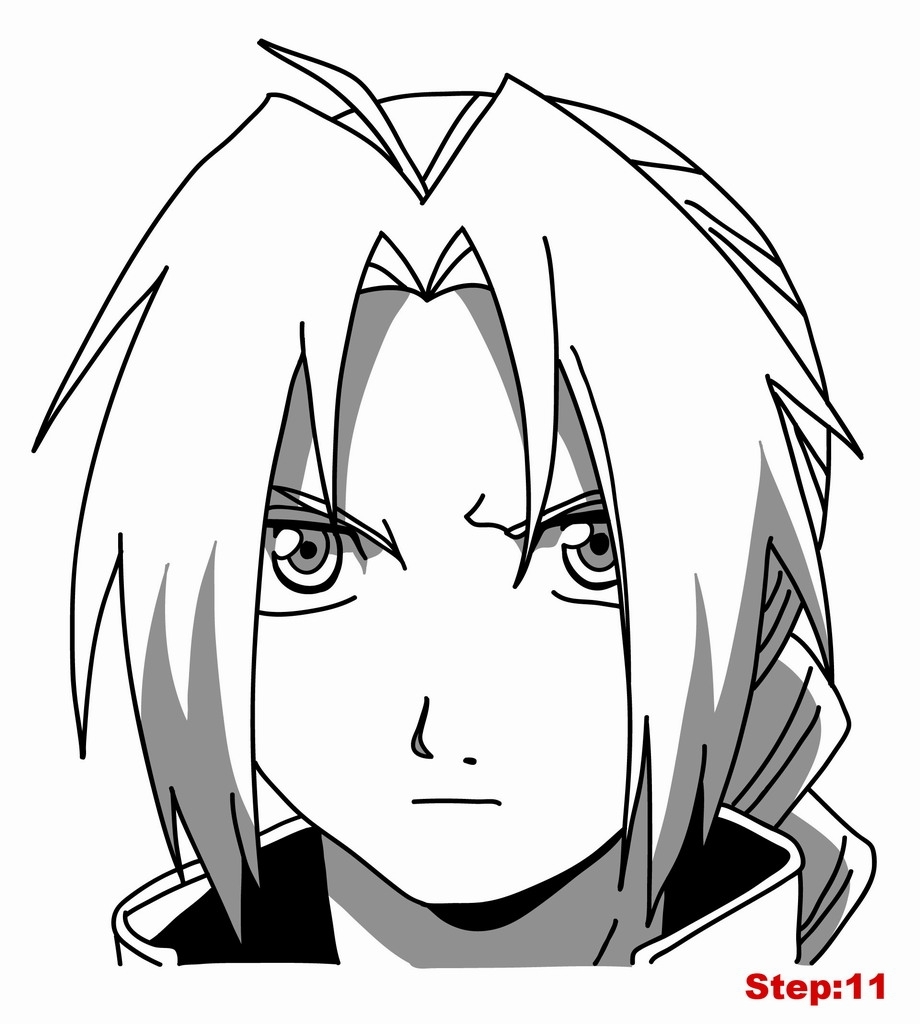 920x1024 Pictures To Draw How To Draw Edward Elric From Fullmetal Alchemist