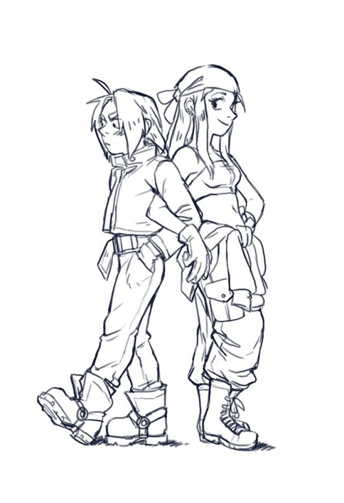 500x730 Edward Elric Sketch Tumblr