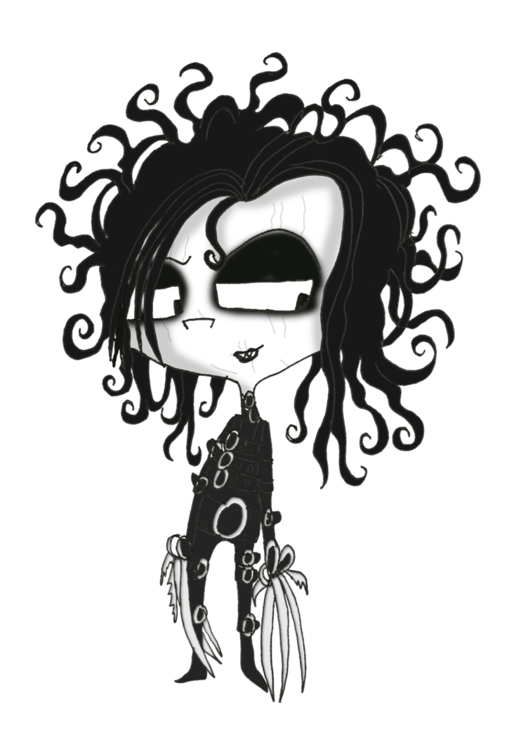 752x1063 Edward Scissorhands By Little Horrorz