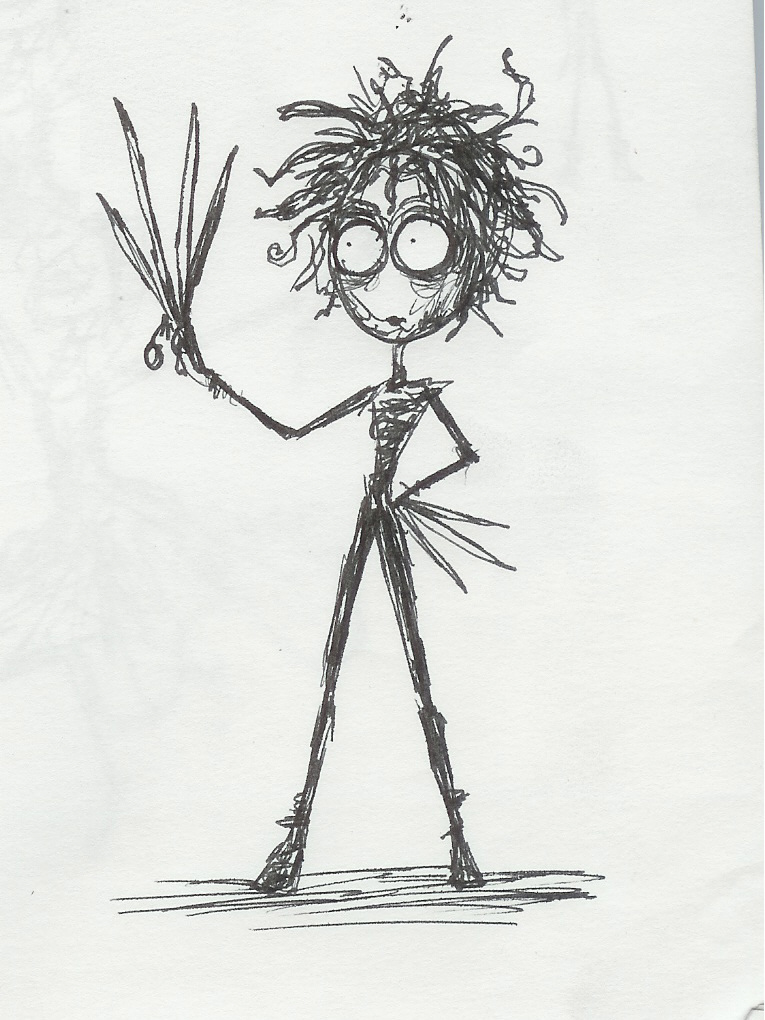 Edward Scissorhands Drawing at GetDrawings | Free download