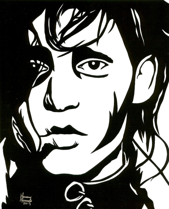 570x705 Hand Cut Edward Scissorhands Paper Cutting By Themoonlightmuse