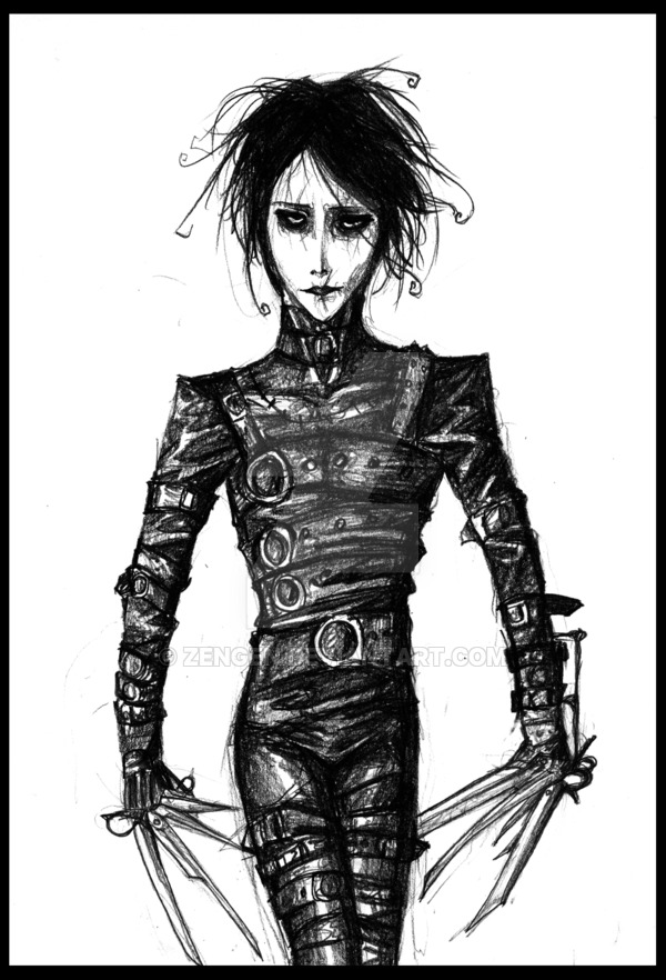 600x882 Dark Edward Scissorhands By Zengen