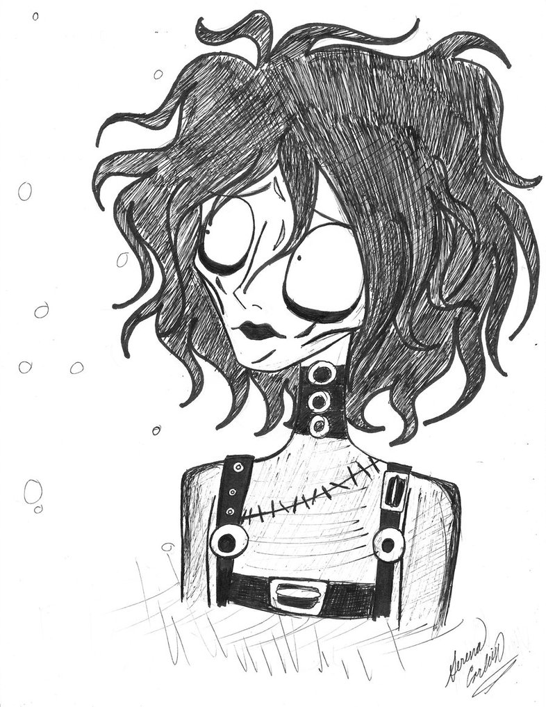 786x1017 Edward Scissorhands By Sweetcupcakelove