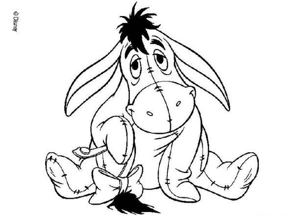 620x443 Eeyore Coloring Pages