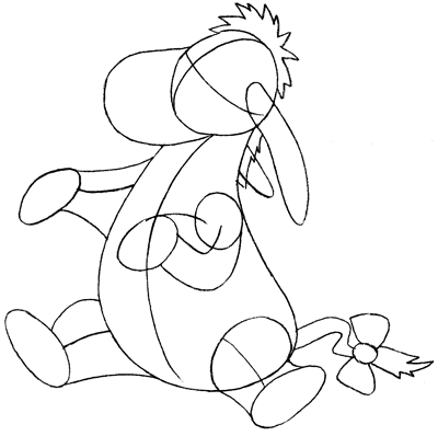 400x398 How To Draw Eeyore With Easy Step By Step Drawing Lessons For Kids