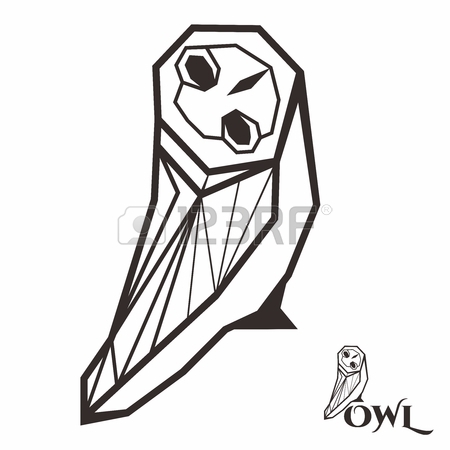 450x450 Vector Eagle Vintage Line Drawing Egale With Partial Colored