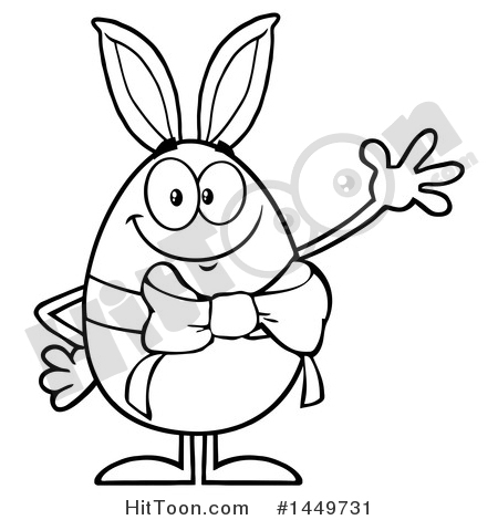 450x470 Egg Mascot Clipart