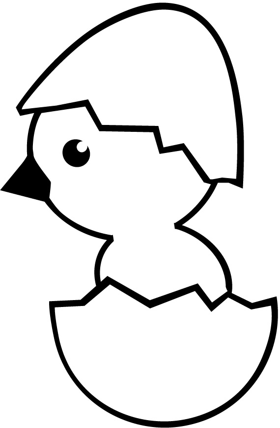 570x870 Worksheet Of Cute Cartoon Chick Hatching From Egg