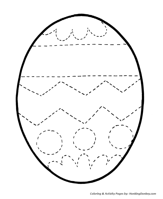 670x820 Easter Egg Coloring Pages