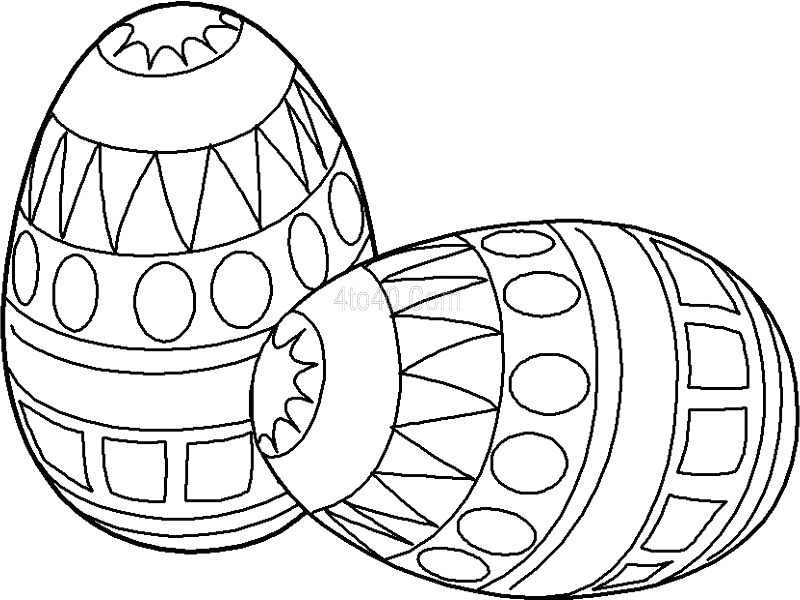 800x600 Easter Egg Outline Templates Hd Easter Images