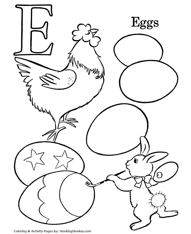 670x820 Easter Egg Coloring Pages
