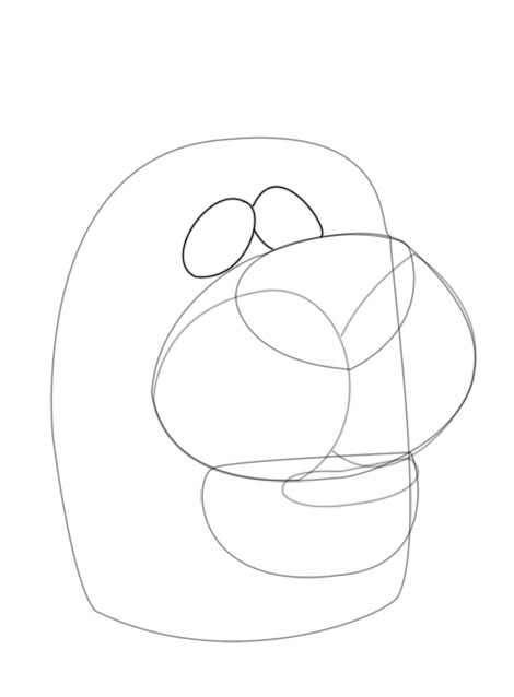 470x638 Quick Guide To Drawing Scooby Doo Drawing Scooby's Head Feltmagnet